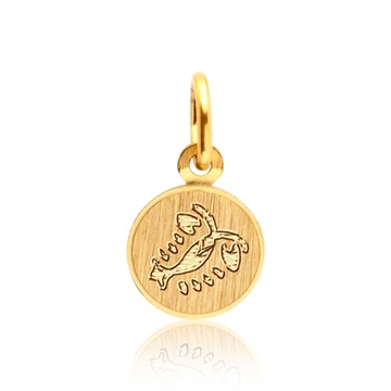 Forgyldt stjernetegn i Sølv med Krebsen