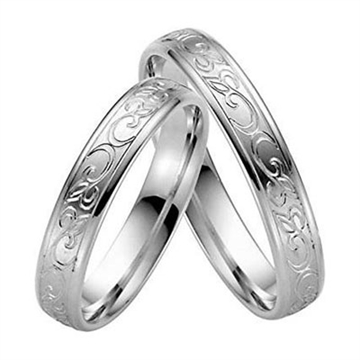 Vielsesringe i Hvidguld