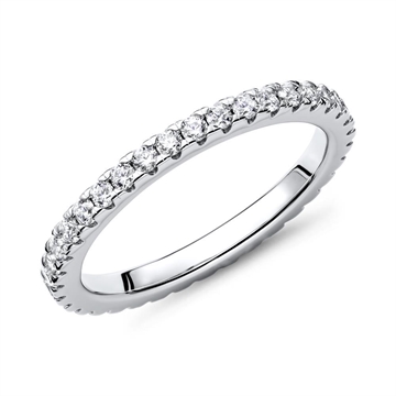 Forlovelsesring i  Sølv m. zirkonia