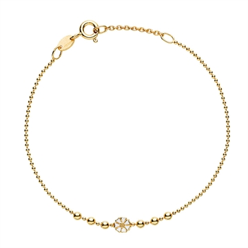 Forgyldt Marguerit armbånd