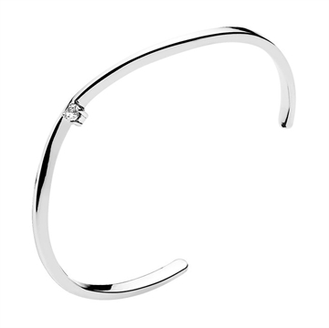 Armring i Sølv m. zirkonia