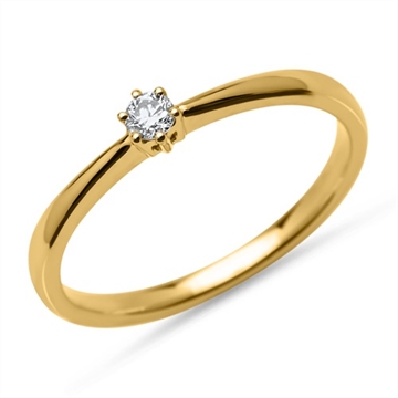 Forlovelsesring i guld