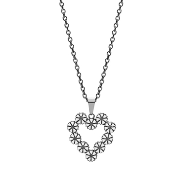 Marguerit collier i Sølv