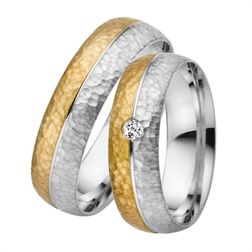 Vielsesringe i Palladium og Guld