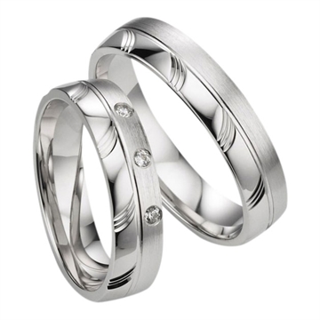 Vielsesringe i Palladium