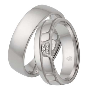 Vielsesringe i 8 karat guld