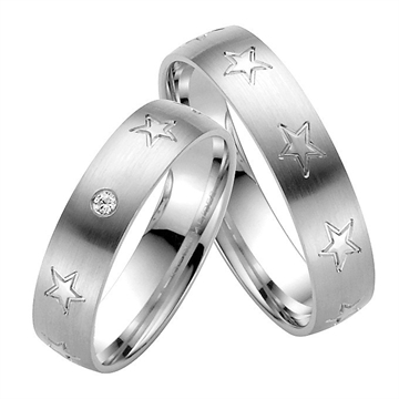 Vielsesringe i Hvidguld