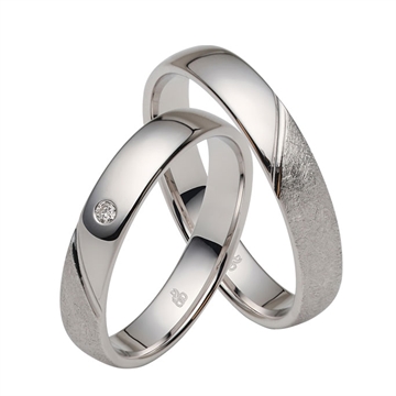 Vielsesring i Hvidguld