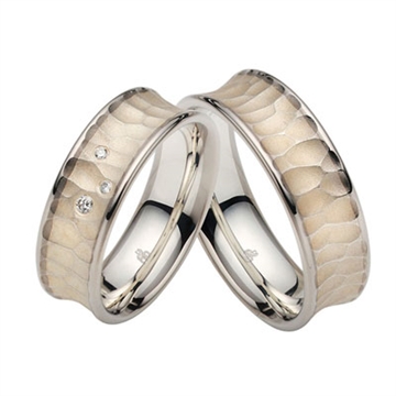 Vielsesringe i Sølv og Palladium