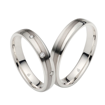 Vielsesringe i Sølv & Palladium