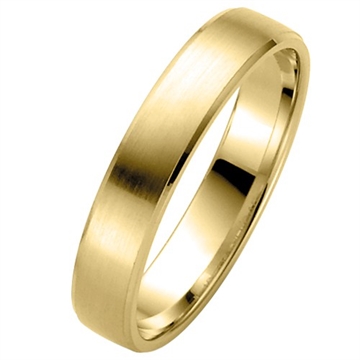 Enkel vielsesring i Guld