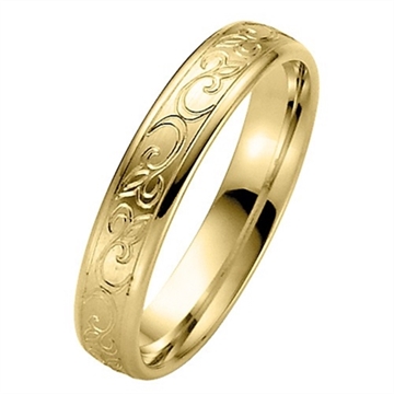 Vielsesring i 8 kt. Guld