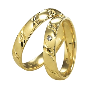 Vielsesringe i 14 kt. Guld