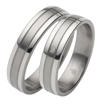 Vielsesringe i Sølv