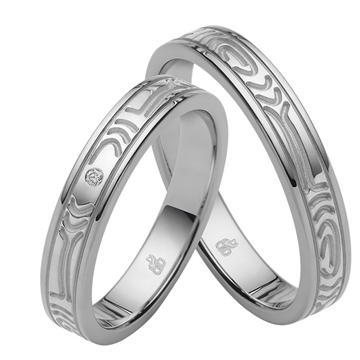 Vielsesringe i Sølv og Stål