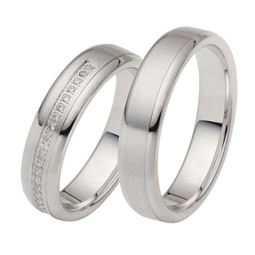 Vielsesringe i Sølv