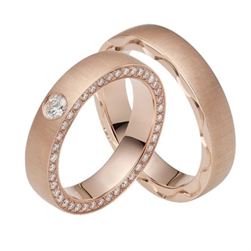 Vielsesringe i Rødguld