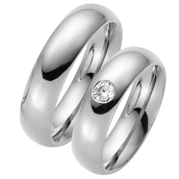 Vielsesringe i Hvidguld