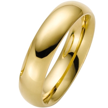 Enkel vielsesring i 8 guld