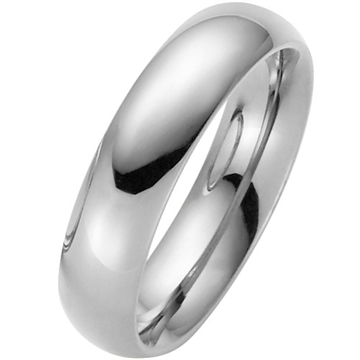 Enkel vielsesring i Sølv