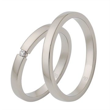 Vielsesringe i Palladiu,