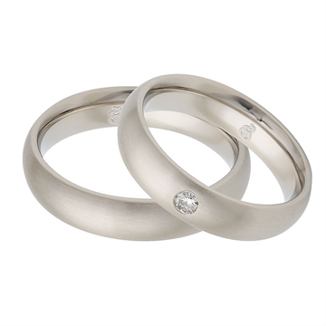 Vielsesringe i Sølv