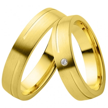 Vielsesringe i 8 kt. Guld