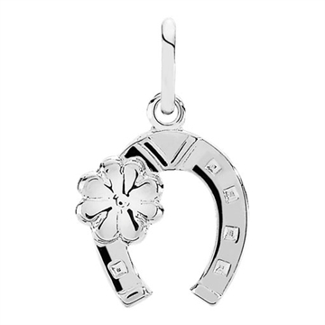 Vedhæng i Sølv m. hestesko