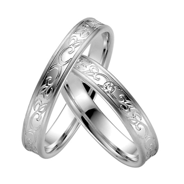 Vielsesringe i Palladium