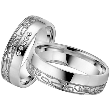 Vielsesringe i Palladium