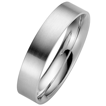 Enkel vielsesringe i Palladium