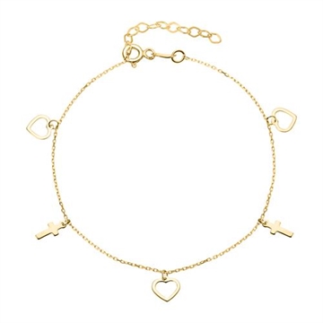 Vielsesring i 8 kt. Guld