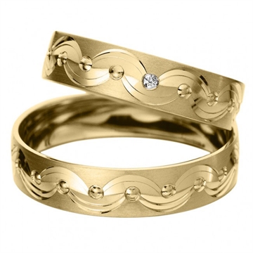 Vielsesringe i 14 kt. Guld