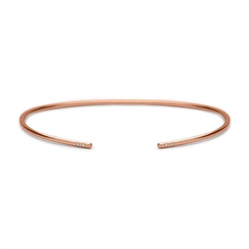 Rosaforgyldt armring i Sølv