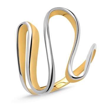 Ring i Guld og Hvidguld