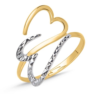 Ring i Guld og Hvidguld