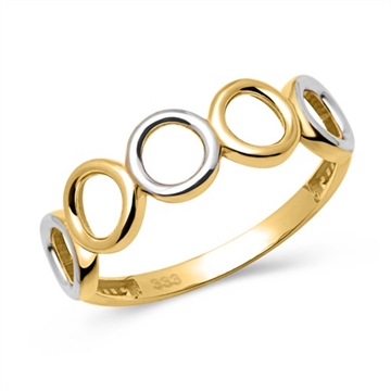 Ring i Guld og Hvidguld