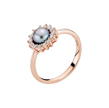 Ring i Sølv med roset