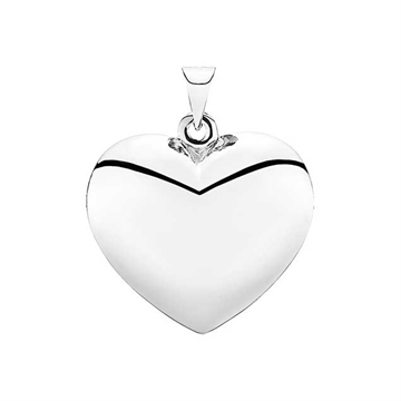 Vedhæng i Sølv m. hjerte