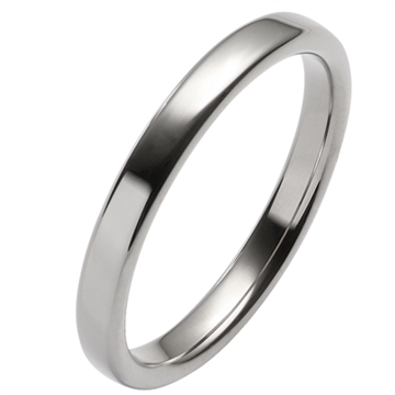 Enkel vielsesring i Hvidguld