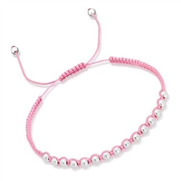 Armbånd med sølvkugler