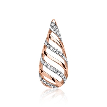 Vedhæng i 14 kt. Rødguld