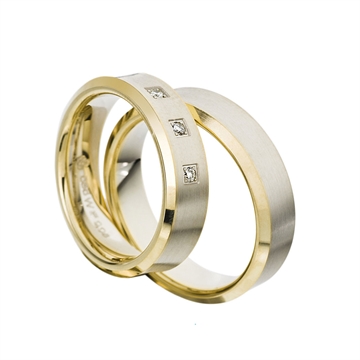 Vielsesringe i guld og hvidguld