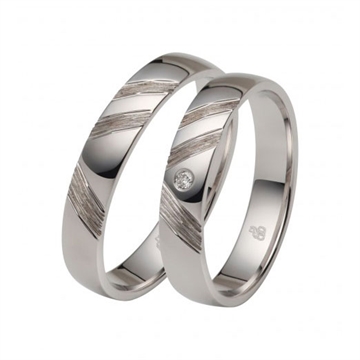 Vielsesringe i hvidguld