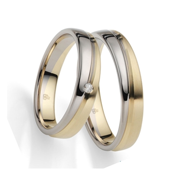 Vielsesringe i guld og hvidguld