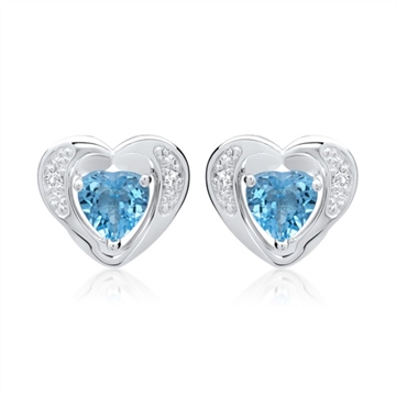 Øreringe i hvidguld