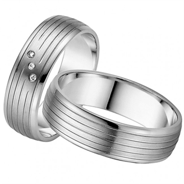 Vielsesringe i hvidguld