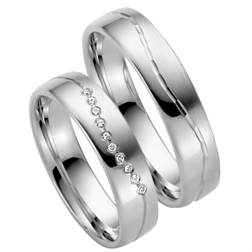 Vielsesringe i Hvidguld