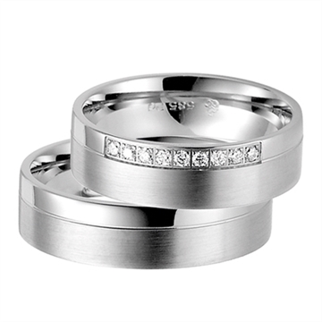 RAUSCHMAYER vielsesringe i hvidguld