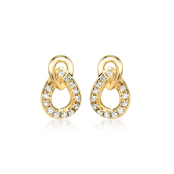 Ørestikker i 14 kt. Guld 